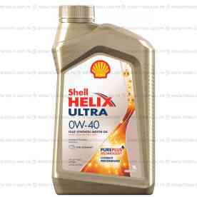 Масло Shell Helix Ultra, 0W-40, бутылка 1 л